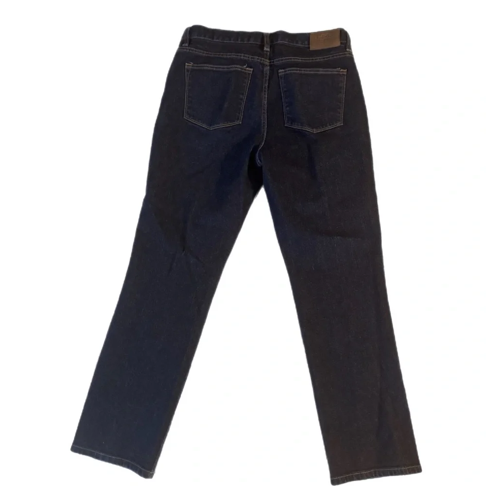 Lauren Ralph Lauren Straight Dark Denim Blue Jean